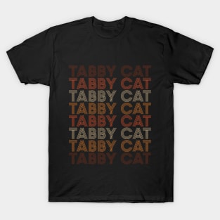 Retro Tabby Cat T-Shirt